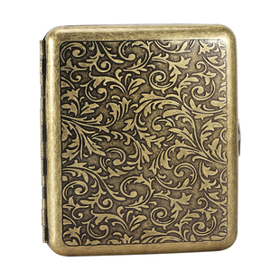 烟盒20支装复古金属烟盒男士便携超薄抗压防潮烟夹个性高档香烟盒