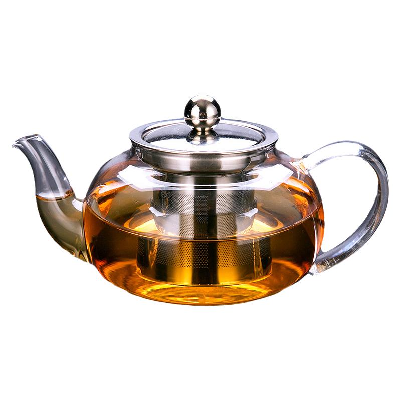 加厚耐高温玻璃茶壶单壶家用小号透明煮水泡茶过滤功夫红茶具套装