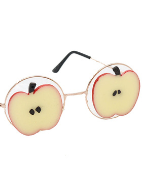 婚纱道具墨镜diy写真柠檬片