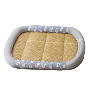 猫窝四季通用夏季床边夏天猫咪网红猫床狗窝猫猫凉席降温睡觉用