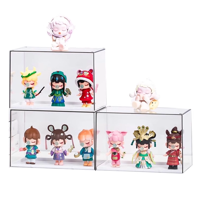 免安装盲盒收纳手办展示架透明