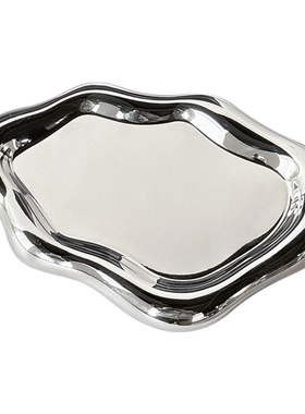 首饰托盘高级感装饰摆件家用桌面ins风香薰口红客厅玄关钥匙收纳