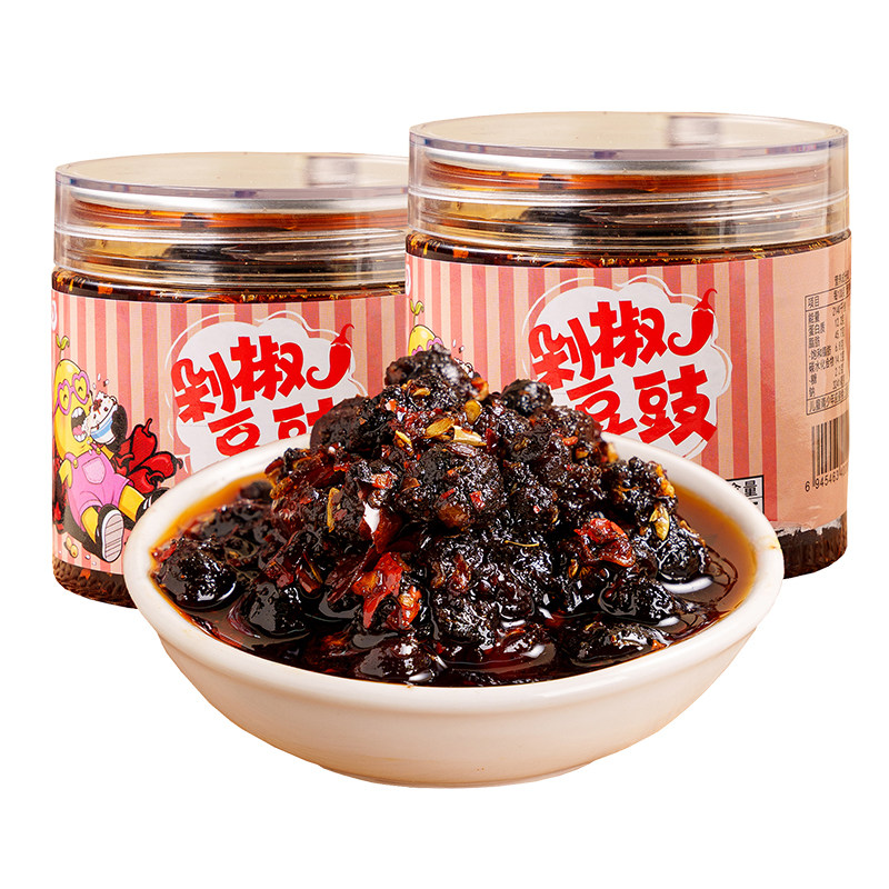正宗四川风味豆豉酱麻辣香辣红油辣椒酱