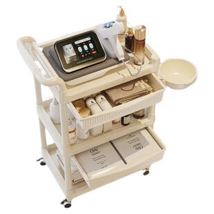 美容车小推车美容院专用置物架医疗仪器收纳理发店烫染美甲工具车