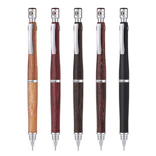 日本Pilot百乐S20绘图自动铅笔河马木笔身0.5mm学生用美术画画绘图勾线用低重心