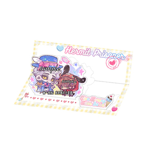 第五人格隐士&囚徒 同人打卡棒立体透卡手机背夹挂件双闪吧唧透扇