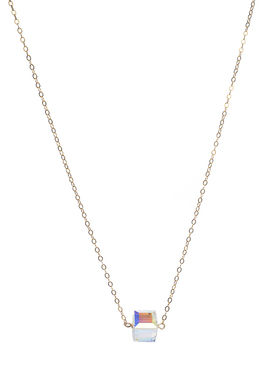 赛赛莉安甜美小方糖气质项链