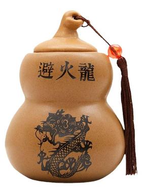 火烧天门厨房摆件避火龙化解陶瓷