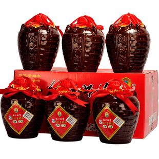 绍兴黄酒 师爷传统手工善酿酒 半甜型 一箱1.5L*6坛特惠