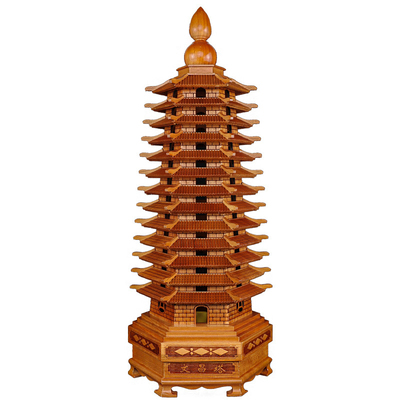 文冒塔文峰塔桃木质文昌塔旗舰店