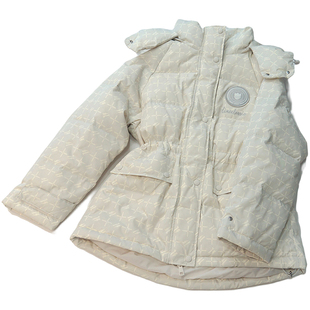 LINCCHIC金羽杰专柜冬新款短款羽绒服复古学院面包感Y23602286
