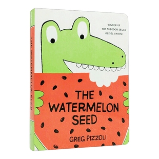 英文原版绘本 The Watermelon Seed 西瓜种子 纸板书 苏斯博士奖 获奖绘本 儿童趣味故事绘本 2-6岁 英文版 进口英语原版书籍