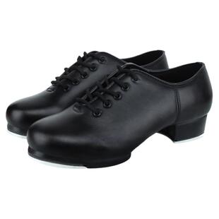 专业踢踏舞鞋牛皮真皮男成人女软底男士女士踢他舞鞋鞋子