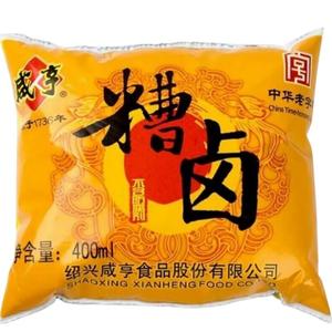 绍兴特产咸亨香糟卤400ml