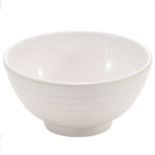 密胺小碗防摔白色商用米饭碗塑料小碗粥碗快餐汤碗仿瓷餐具调料碗