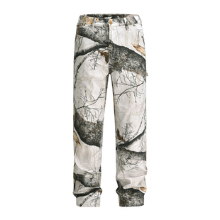 Unblank美式复古cleanfit枯叶树枝迷彩休闲长裤男直筒工装裤Cargo