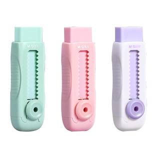 晨光冰淇淋推拉橡皮小学生专用像皮擦不易留痕无屑超干净橡皮擦儿童推动式幼儿园铅笔象皮擦奥特曼橡皮替换芯