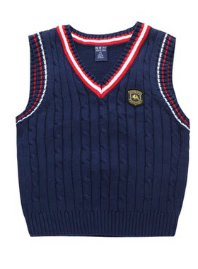 天天特价学生套头针织毛线校服