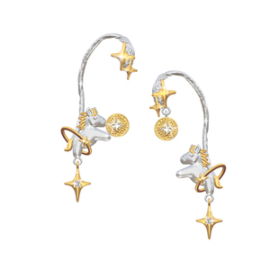 DOACH 马上有钱无耳洞耳夹原创小众设计高级感冷淡风复古耳环耳饰