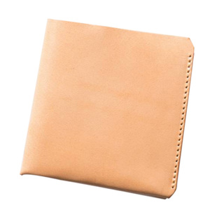 官方代理日本REDMOON红月RM-BH新款入门款整张牛皮短款纯纸钞钱包