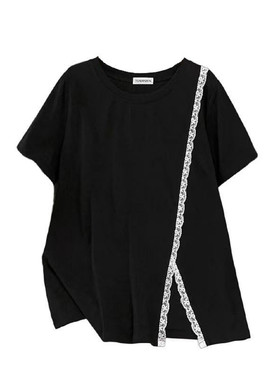 加大码短袖t恤女夏200斤胖mm