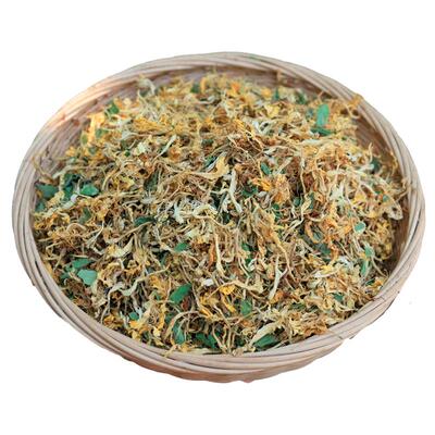 深山采摘金银花干农家晒金银花茶