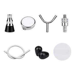 鱼跃听诊器配件膜片振动膜听头耳塞三通钟型听头白色乳胶管转接器