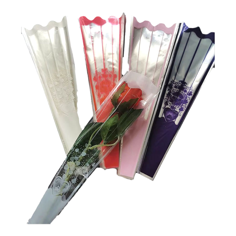 鲜花包装单支双支玫瑰用品节日