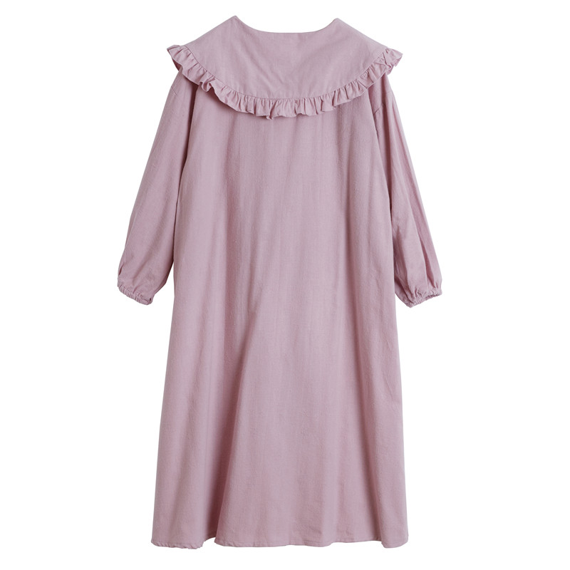 磨毛翻领孕妇加大码外穿家居服