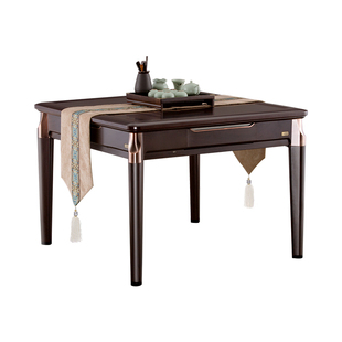 宣和【新中式】全自动麻将机家用轻音智能新中式高端餐桌两用茶韵