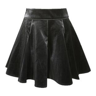 LULUALWAYS【商场同款】冬季新款时尚休闲高腰伞裙短款半身裙女