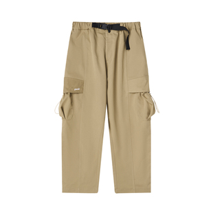 FEAROM原创设计双口袋休闲长裤男青春CityBoy宽松直筒裤工装裤休