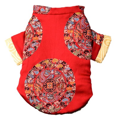 狗狗过年喜庆衣服唐装冬季保暖