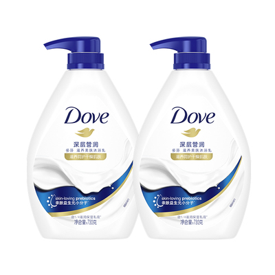 多芬沐浴露730g深层营润樱花甜香保湿滋润留香男女士可用乳液正品