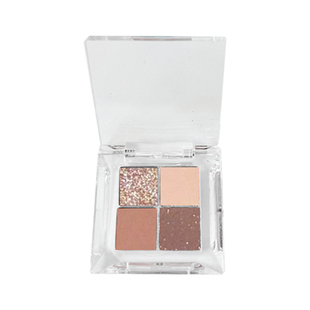 水花川行眼影小样戏梦人间四色眼影哑光珠光大地色粉棕色试色