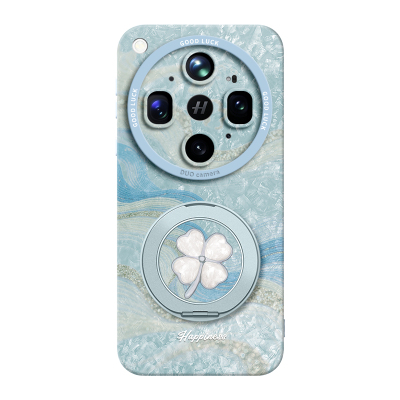 适用oppofindx10promax手机壳x10系列新款findx9pro支架手绳findX8镜头全包ultra轻奢findx7四叶草x6液态硅胶