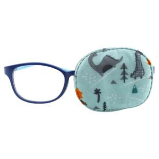 儿童小孩斜弱视遮光训练全遮盖布单眼罩单边卡通矫正轻薄透气