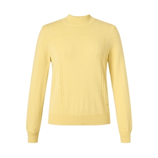 【羊毛羊绒】ELSEWHERE珂思商场同款半高领针织衫女2025冬季新款