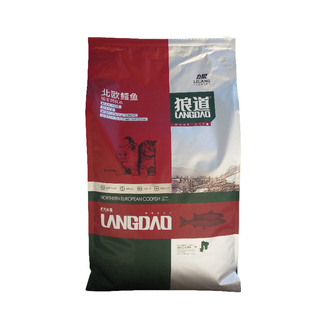 包邮力狼升级 狼道北欧鳕鱼成幼猫粮10kg 天然便臭亮毛20斤