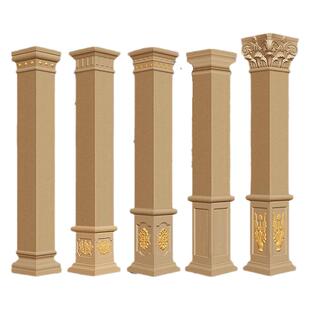 加厚罗马柱模具光板水泥方柱中式四方形柱子模板别墅围墙大门装饰