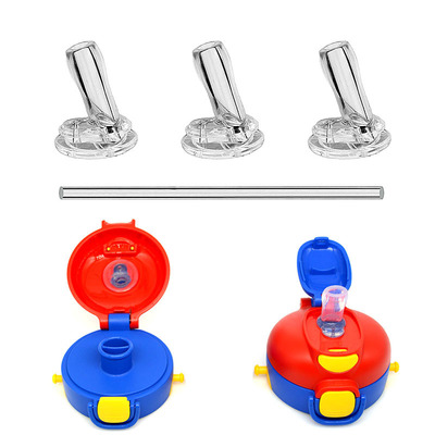 迪士尼儿童保温原装杯盖子替换吸嘴吸管头防漏密封垫通用水杯配件