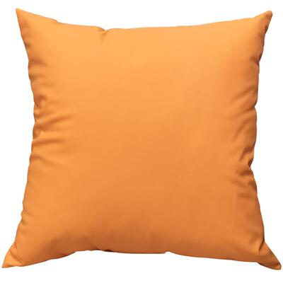 仿牛皮抱枕橙色轻奢客厅沙发靠枕