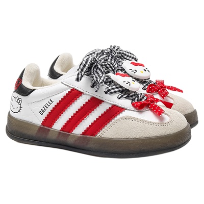 冬季加绒女童德训鞋Kitty猫棉鞋