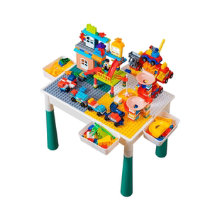 儿童搭房子立体积木益智拼装大颗粒玩具男女孩3到6岁儿童生日礼物