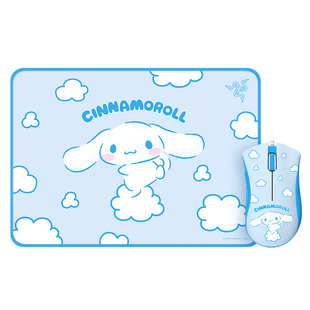 Razer雷蛇三丽鸥大耳狗玉桂狗限定蝰蛇游戏办公鼠标垫套装礼物