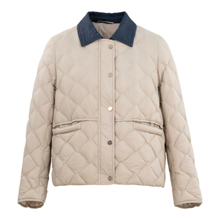 HONRN/红人修身显瘦轻薄短款白鸭绒羽绒服外套女款冬季HK59YR050