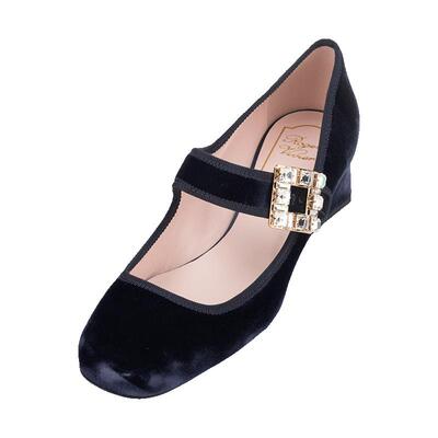 RogerVivier字母logo休闲单鞋女