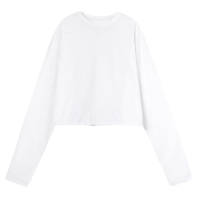 THESOONG纯棉圆领长袖T恤