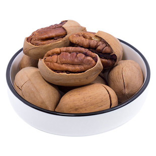 新货原味碧根果奶油味罐装长寿果奶香500g袋装干坚果炒货零食年货