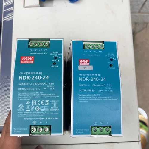 议价明纬NDR24024导轨电源成色9新功能正常一台1可维修